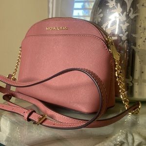 Michael Kors pink crossbody bag